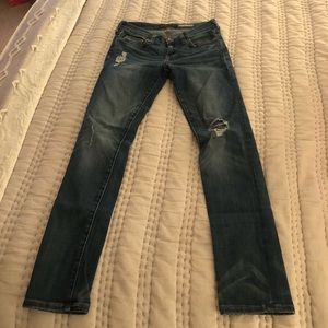 Aeropostale Ripped Skinny Jeans Women’s Size 0 Court/Short